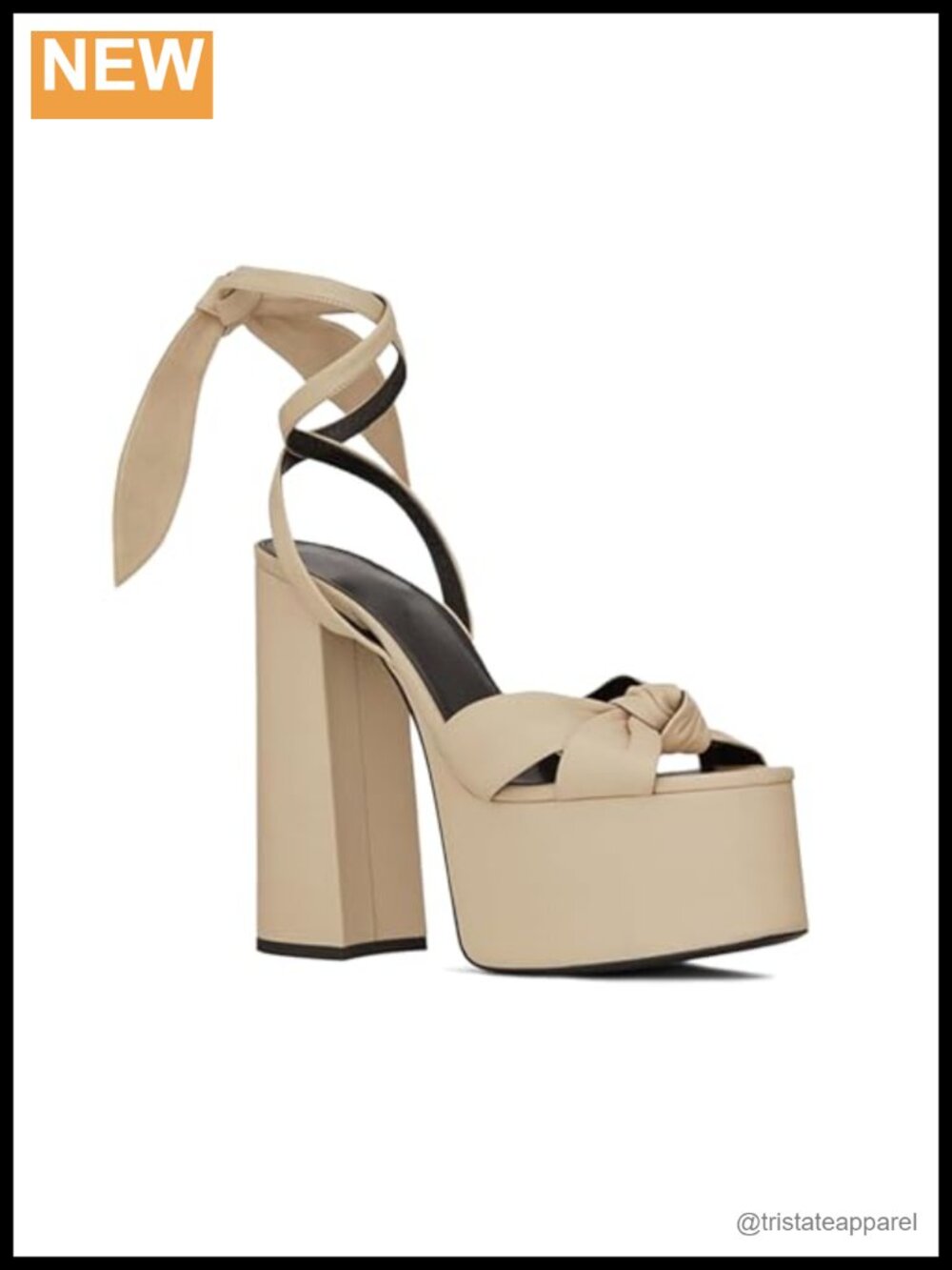 Platform Strappy Lace Up Heeled Sandals Open Toe Peep Toe Dressy Party Shoes
